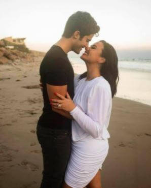Bruce Ehrich son Max Ehrich with his ex-girlfriend Demi Lovato.